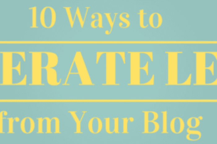 10 Ways to Generate Leads from Your Blog
