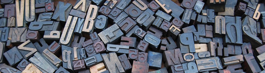 Moveable Type Letters