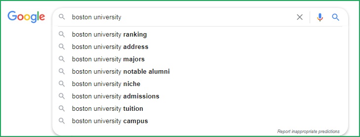 Keywords research and analysis for higher ed sites