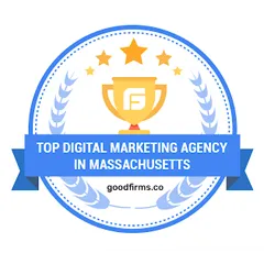 Top Digital Marketing Agency in Massachusetts badge