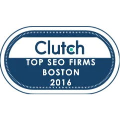 Clutch Top SEO Firms Boston badge