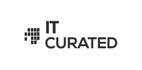 IT Curated logo black