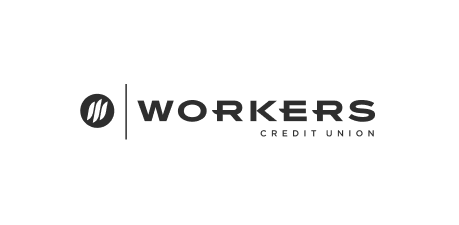 Workers Credit Union MA logo black