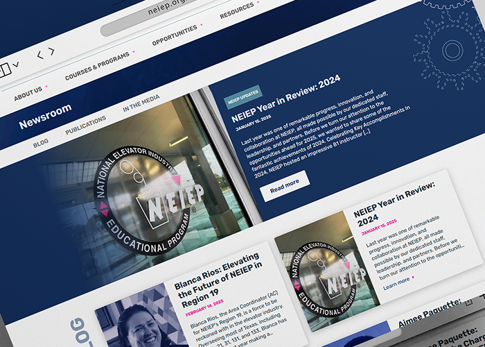 NEIEP web design and development services