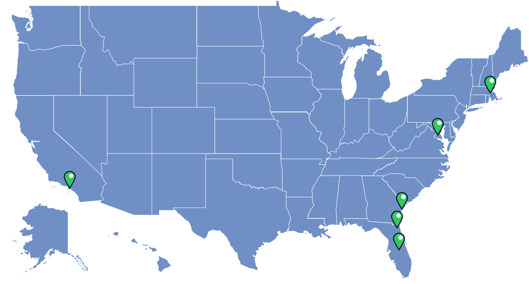 inSegment digital agency US locations map