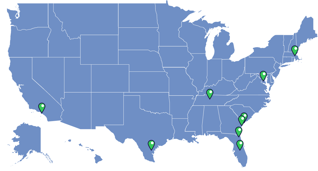 inSegment digital agency US locations map
