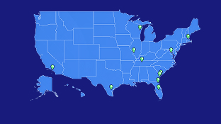 mini map United States
